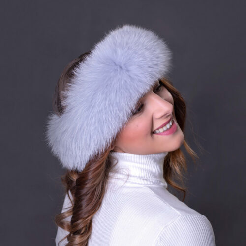 celenka-polarna-liska-farbena.jpg Kožušinová čelenka – polárna líška, sivá